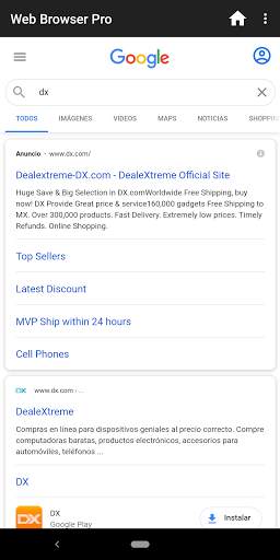 Web Browser Pro screenshot 2