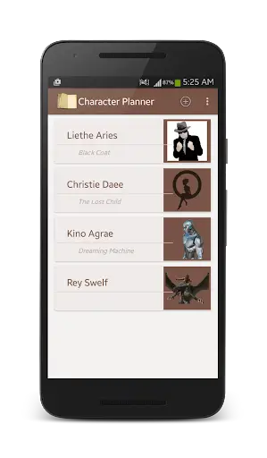 Character Story Planner screenshot 1