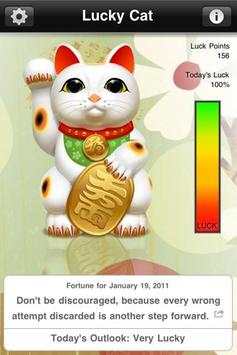Lucky Cat with Daily Fortune screenshot 2