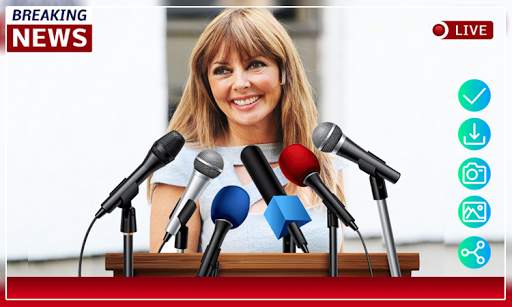 Breaking News Photo Frames : Media Photos screenshot 2