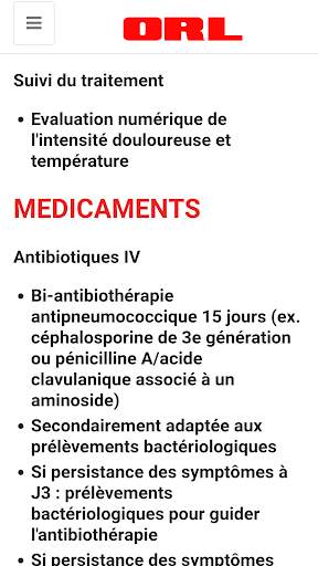 O R L (Oto-Rhino-Laryngologie) screenshot 11