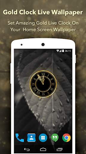Gold Clock : Analog Clock Live screenshot 1