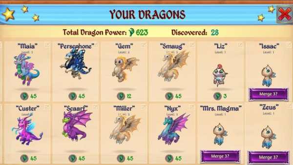 Merge Legend Dragons screenshot 2
