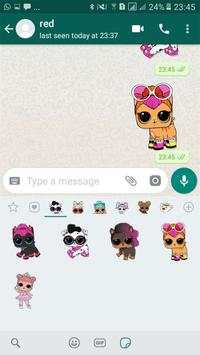 Cute Surprise Lol Dolls For WhatsApp-WAStickerApps screenshot 6