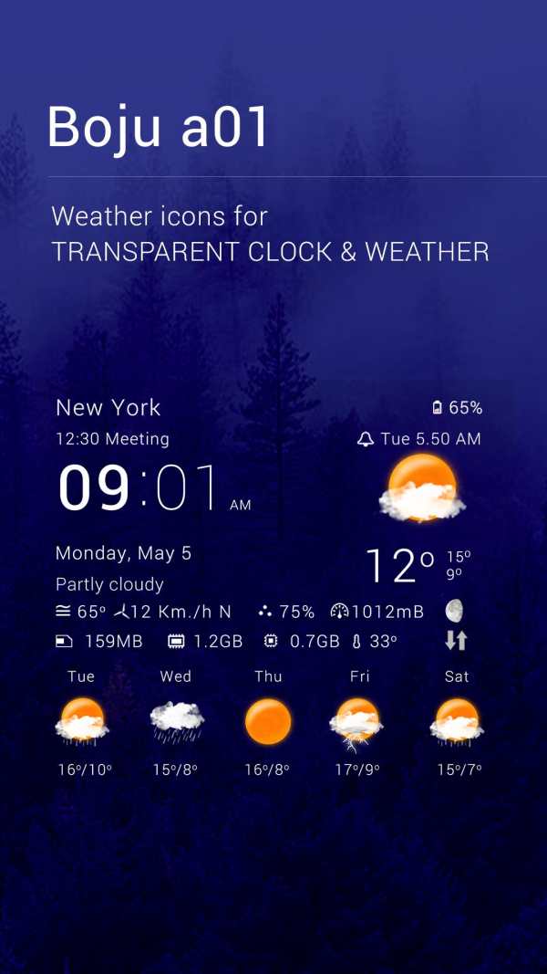 Boju weather icons screenshot 10