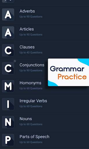 English Grammar Practice Tests скриншот 1