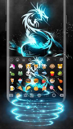 Dragon Emoji Keyboard Theme screenshot 2