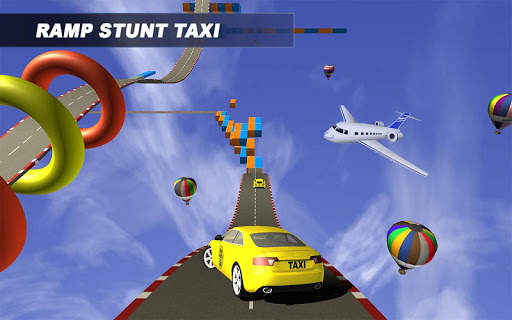 Taxi Stunt Master 3D: Car GT Drive Mega Ramp Game screenshot 2