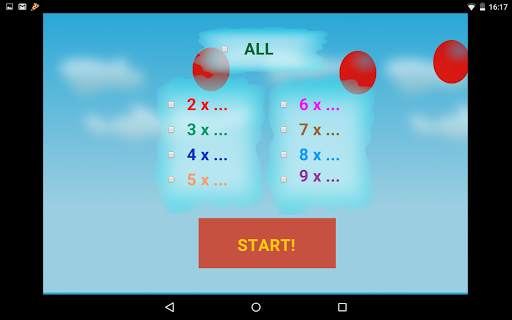 Multiplication Tables Game screenshot 7