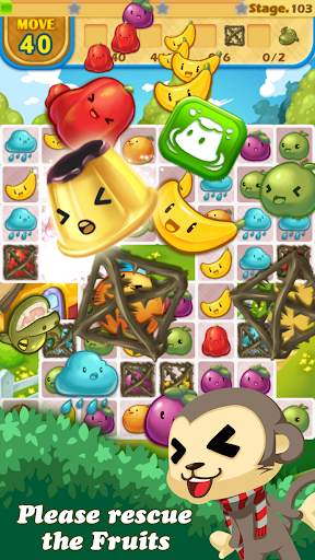 Monkey Fruits Crush screenshot 2