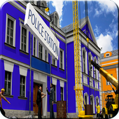Police Building Construction icon