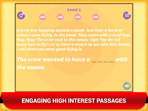 Reading Comprehension Games - Reading Games screenshot 2