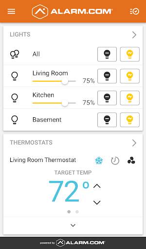 Alarm.com screenshot 2