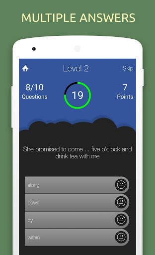 English Prepositions Quiz Game: Learn Prepositions screenshot 2