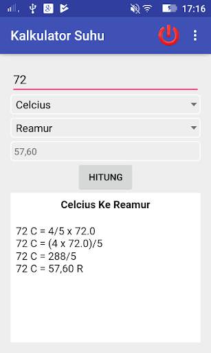 Kalkulator Suhu dan Massa Jenis screenshot 9