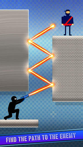 Mr Spy Stickman Bullet Shooter Free Offline Games screenshot 2