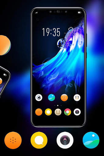 Colorful flower theme for galaxy m30 launcher pack screenshot 2