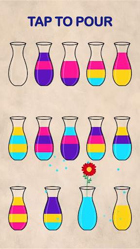 Sand Sort Puzzle - Color Sorti 2 تصوير الشاشة