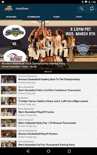 UC Merced Atheltics screenshot 7