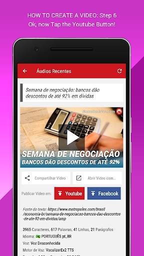 Voice Narrator     (create videos with read text) screenshot 6