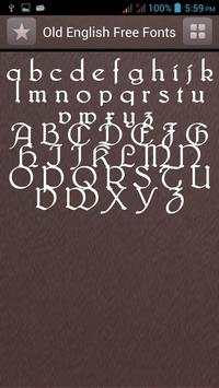 Old English Font Style скриншот 3