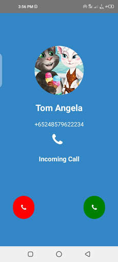 Tom & Angela Fake Call- fake video call screenshot 2