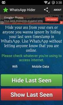 Last Seen Hider for Whatsapp screenshot 1