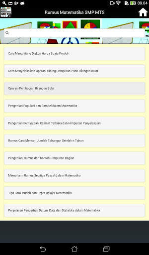 Rumus Mapel Matematika Untuk Tingkat SMP/MTS screenshot 9