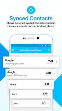Multiple Contacts Cleaner Pro 2 تصوير الشاشة