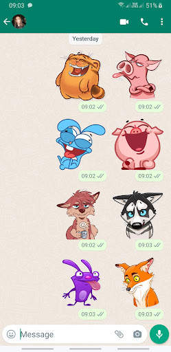 Animals Stickers for WhatsApp screenshot 7