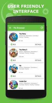 YTS BROWSER - YIFY RSS screenshot 1