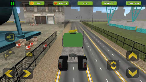 3D 18 wheels truck driver screenshot 3