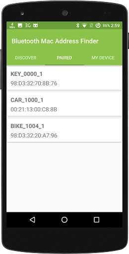 Bluetooh Mac Address Finder screenshot 3