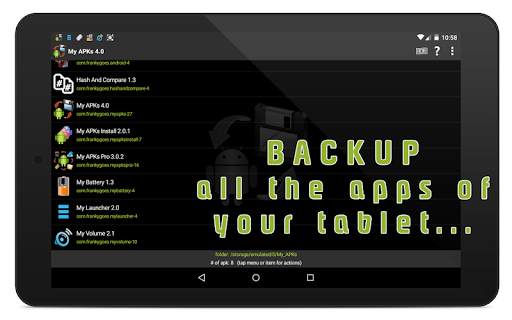 My APKs - salva installa condividi gestire app apk screenshot 10