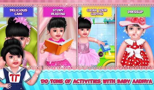 Aadhya's Daily Routine Activities Game स्क्रीनशॉट 1