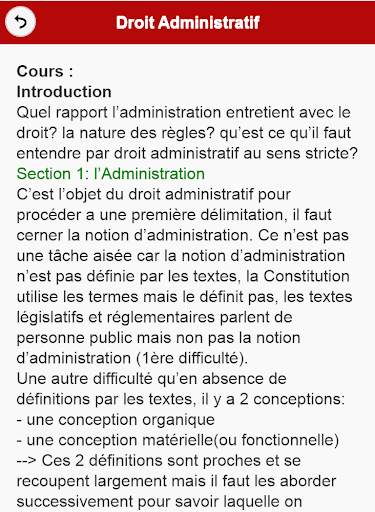 Droit Administratif : Cours скриншот 2