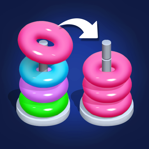 Hoop Stack Puzzle: Color Sort icon