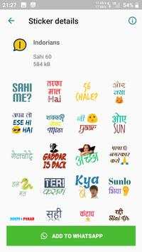 Sahi 60 Pro WhatsApp Stickers - WAStickerApps screenshot 3