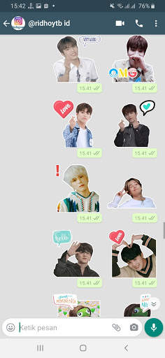 Stiker Wa Treasure Kpop WAStickerApps screenshot 3