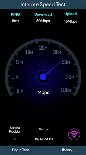 Internet Speed Meter screenshot 1