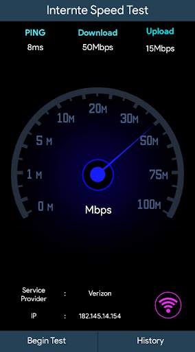 Internet Speed Meter 1 تصوير الشاشة