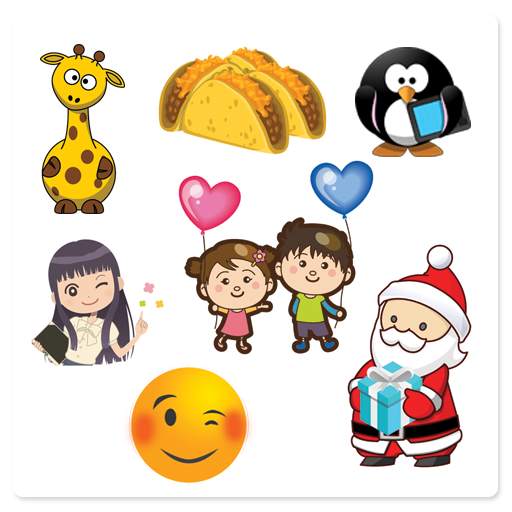 ❤️Love, 😊 Emoji & 👧Cute Girl Stickers (10 packs) 1.04