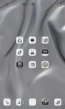 HD Silver Wallpaper theme screenshot 6