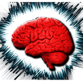 Brain test icon