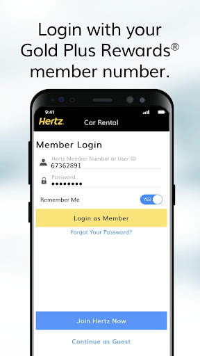 Hertz Car Rentals screenshot 3