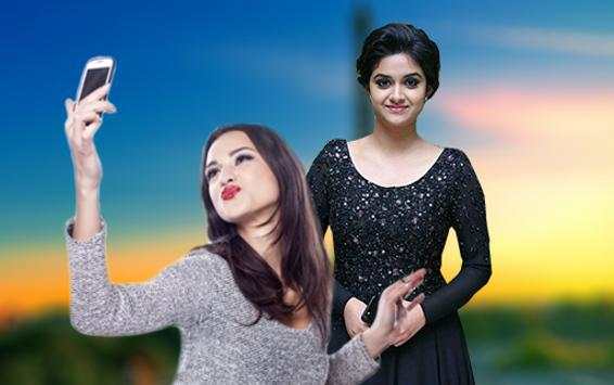Selfie With Keerthi Suresh :Celebrity Photo Editor screenshot 8