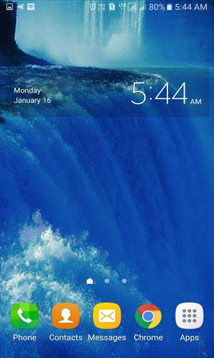 Blue Waterfall Live Wallpaper screenshot 2