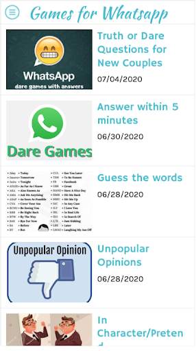 Games for Whatsapp screenshot 2