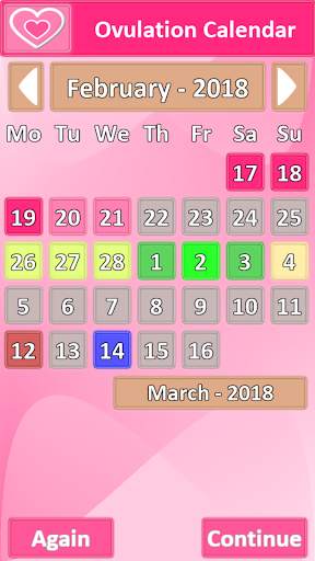 Ovulation Calendar App screenshot 2