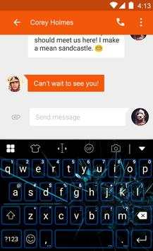 Space Car Emoticons Keyboard screenshot 2